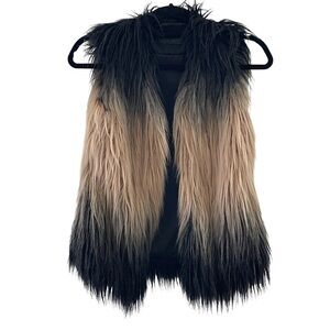 BlankNYC Autumn Winter Warm Short Faux Fur Vest